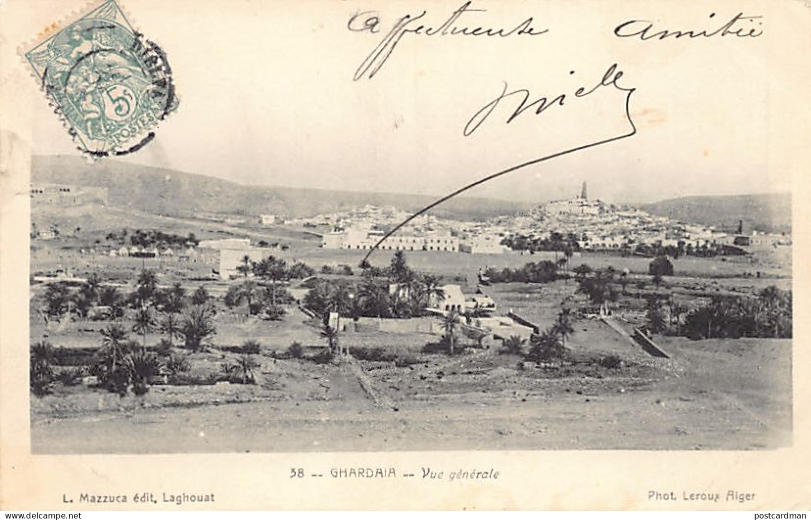 Algérie - GHARDAÏA - Vue générale - Ed. L. Mazzuca 38