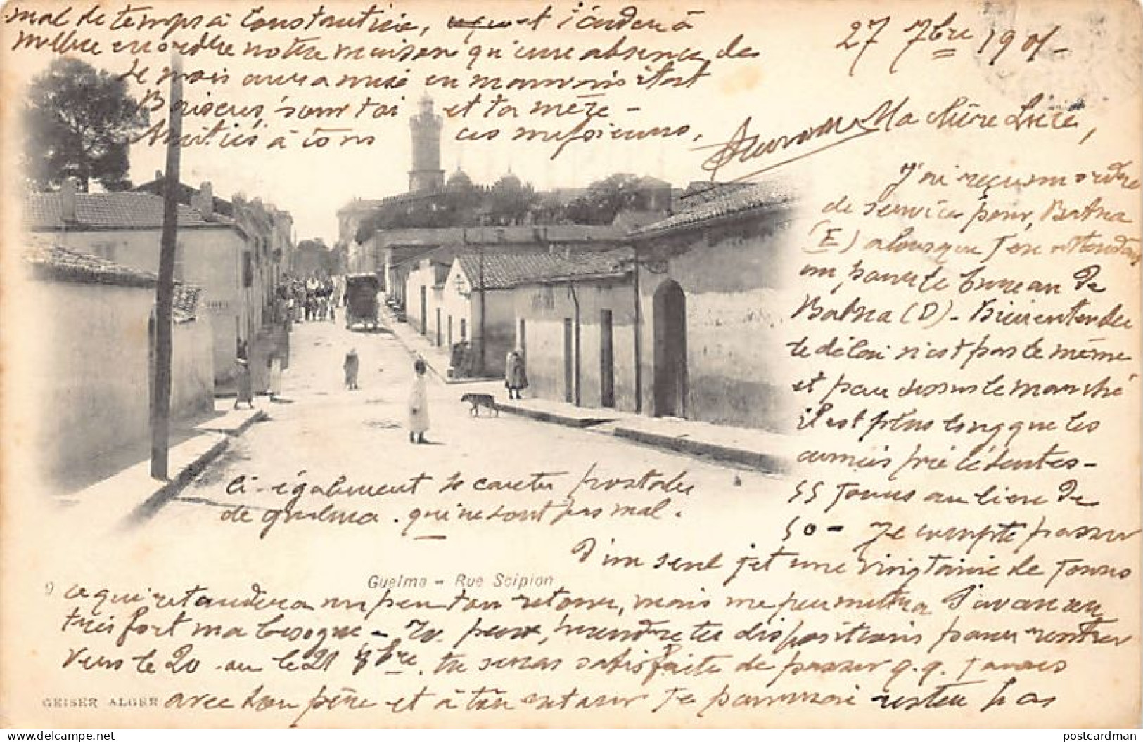 Algérie - GUELMA - Rue Scipion - Ed. J. Geiser 9