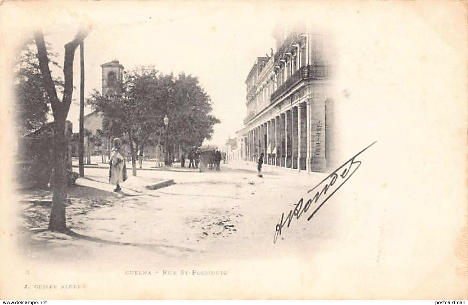 Algérie - GUELMA - Rue St-Possidius