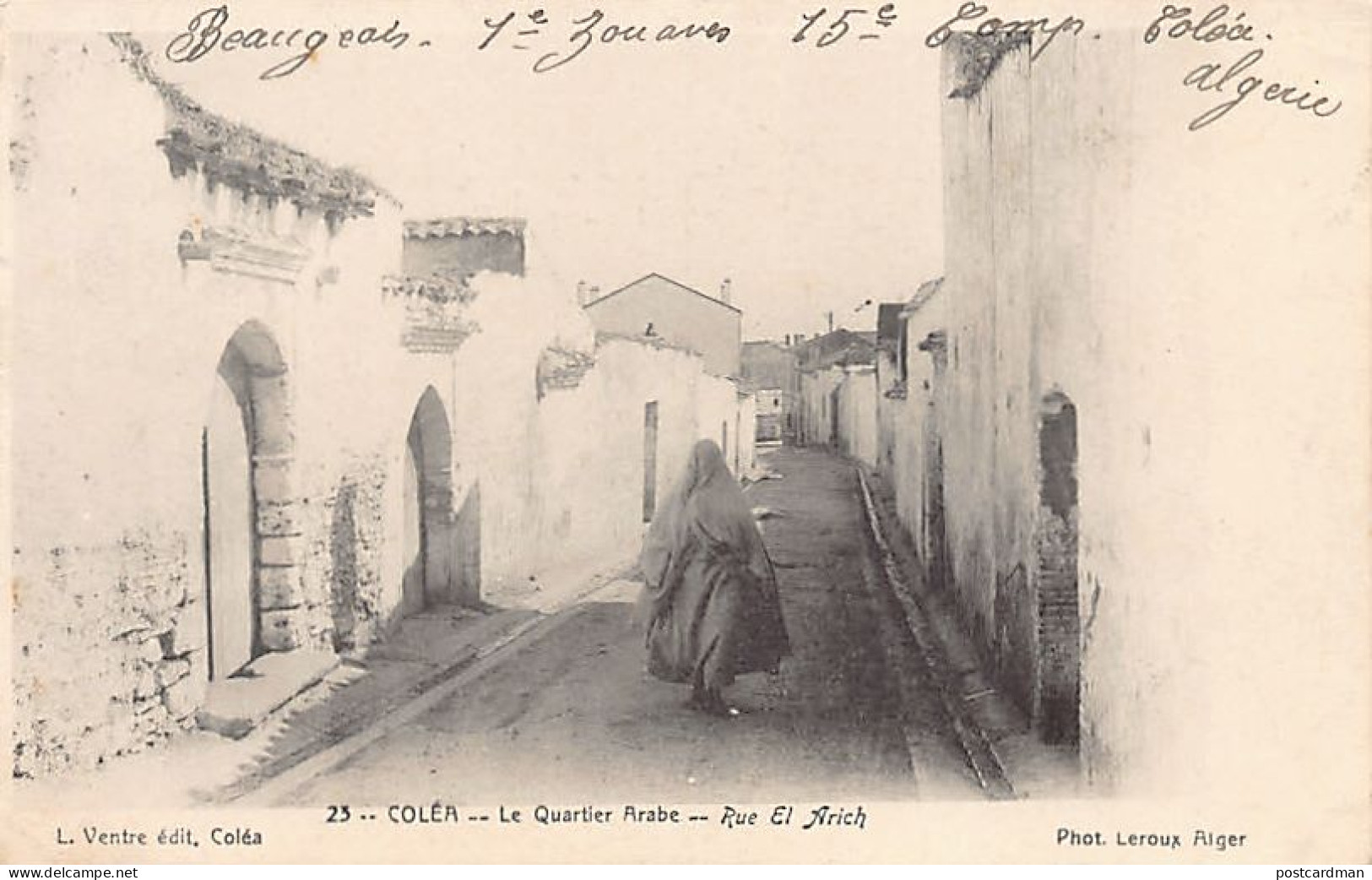 Algérie - KOLÉA Coléa - Le Quartier Arabe - Rue El Arich