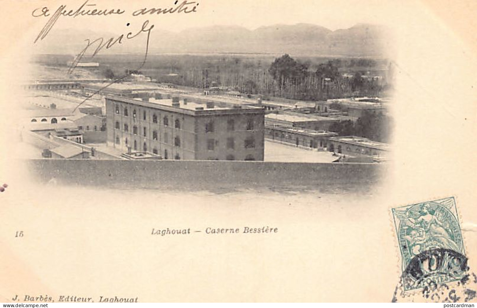 Algérie - LAGHOUAT - Caserne Bessière - Ed. J. Barbès 15