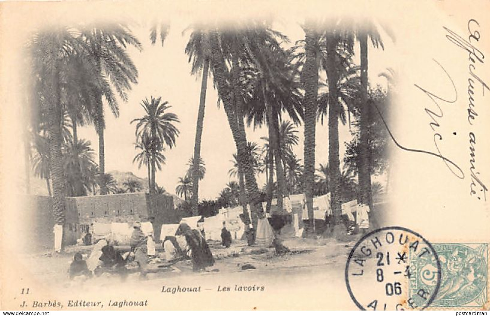 Algérie - LAGHOUAT - Les lavoirs - Ed. J. Barbès 11