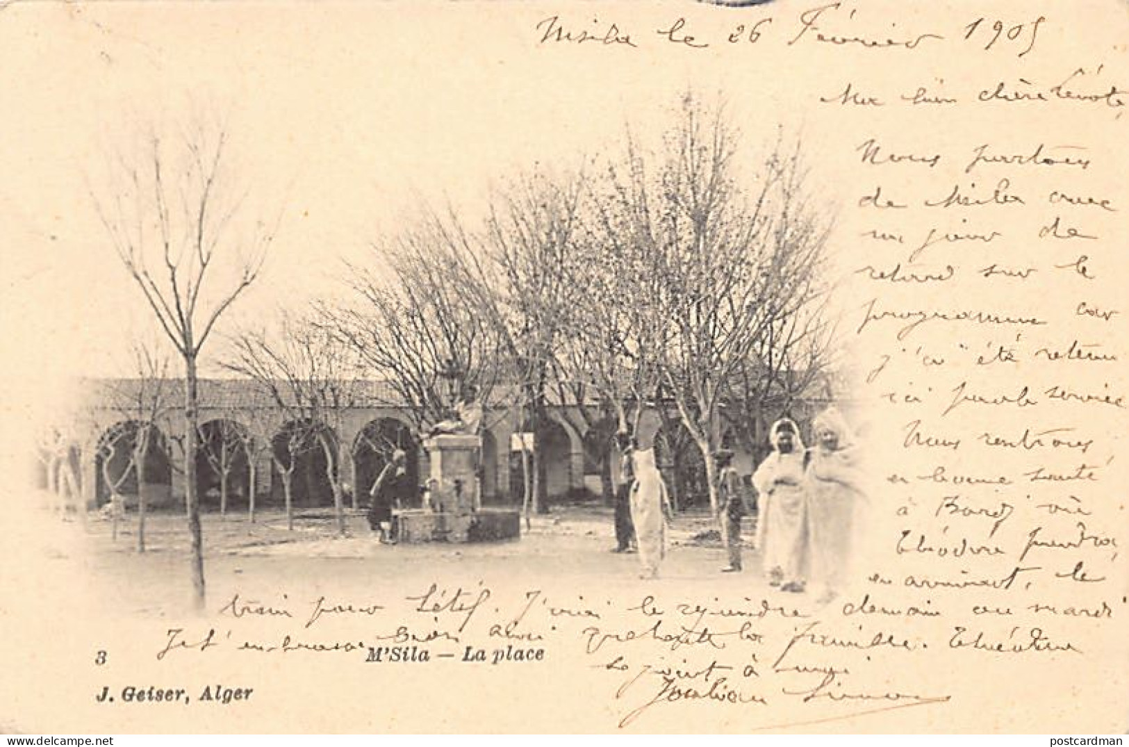 Algérie - M'SILA - La place