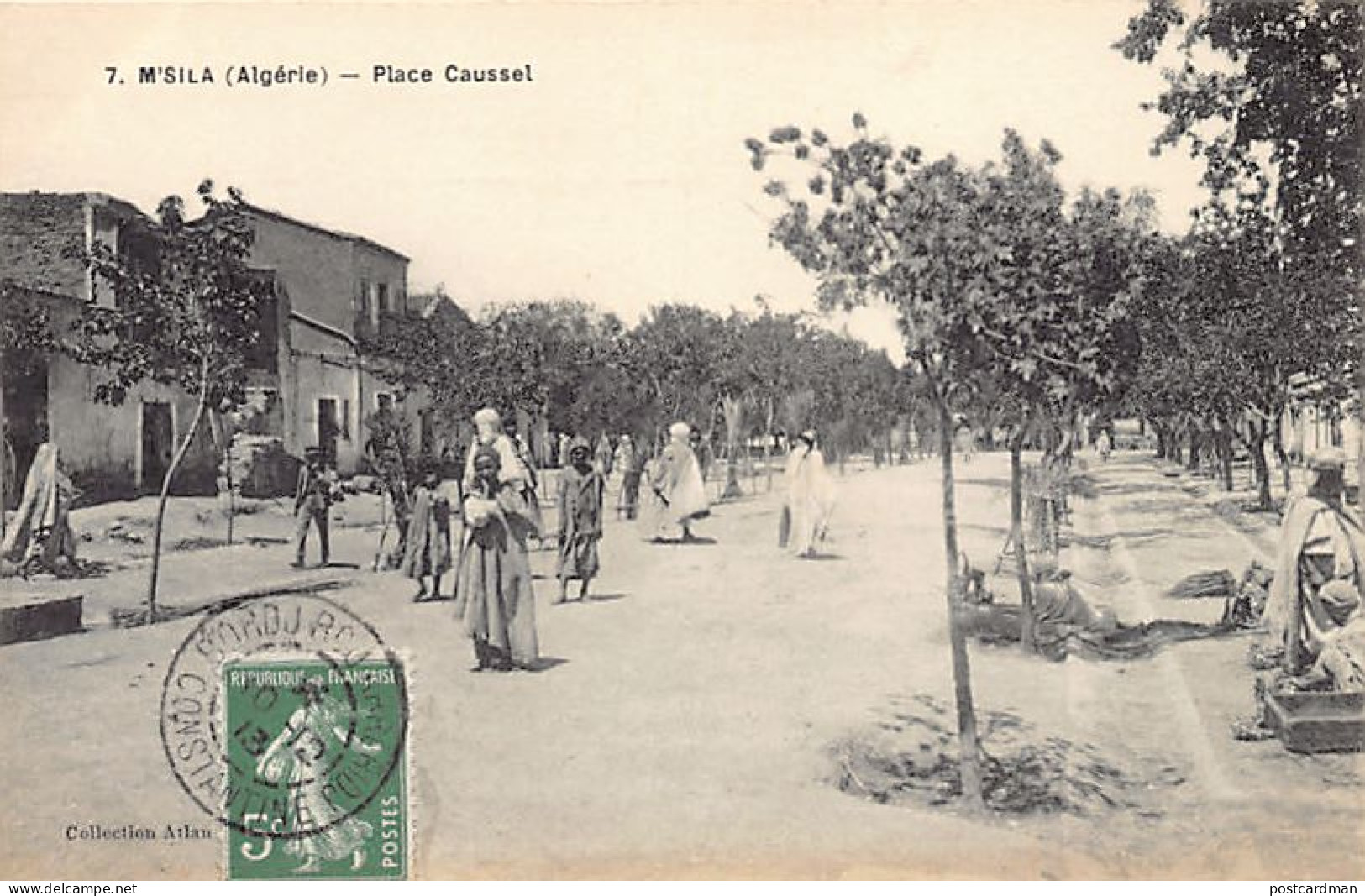 Algérie - M'SILA - Place Claussel - Ed. Atlan 7