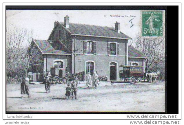 ALGERIE - MEDEA - LA GARE