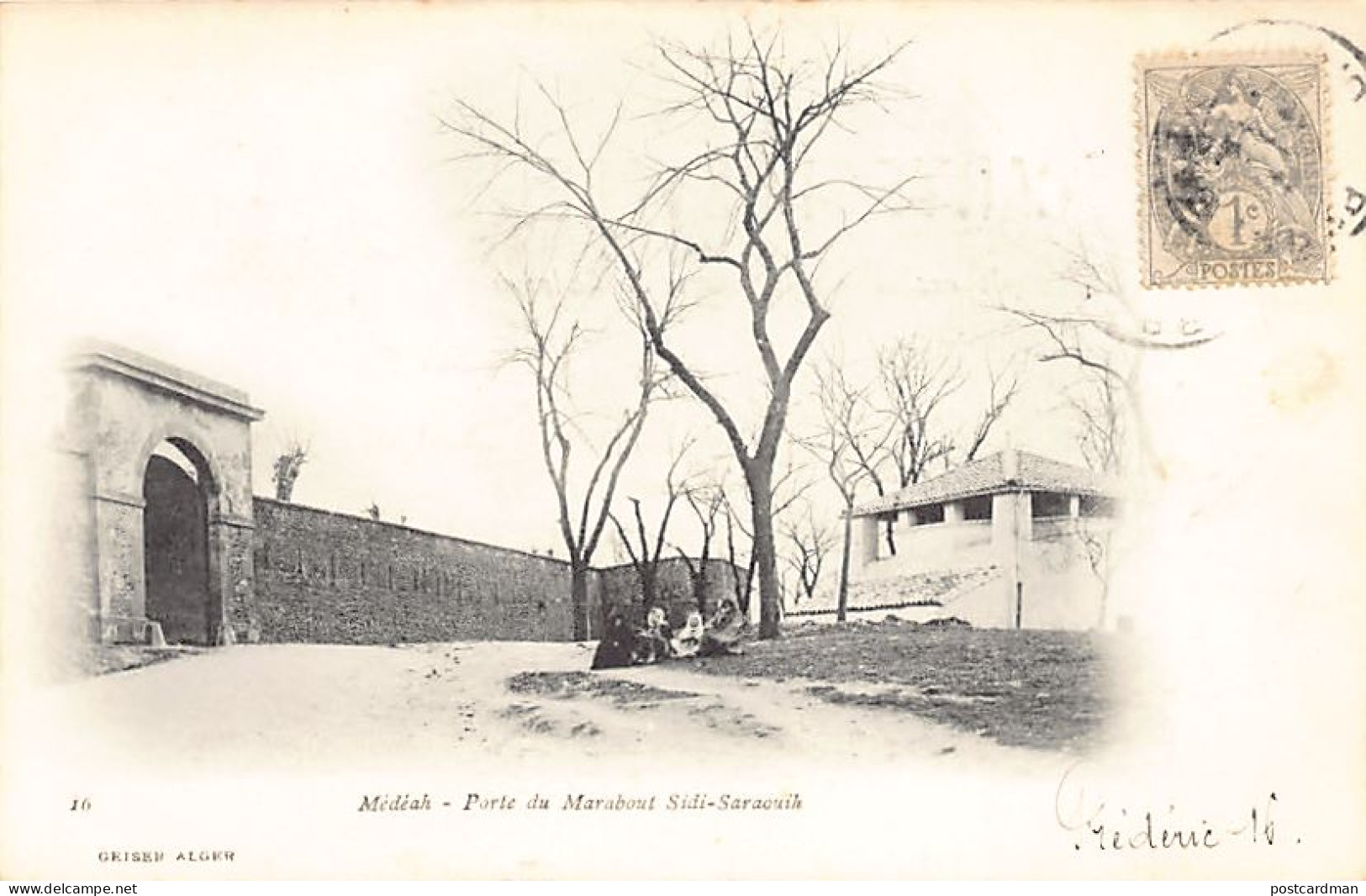 Algérie - MEDEA - Porte du Marabout Sidi-Sarouih