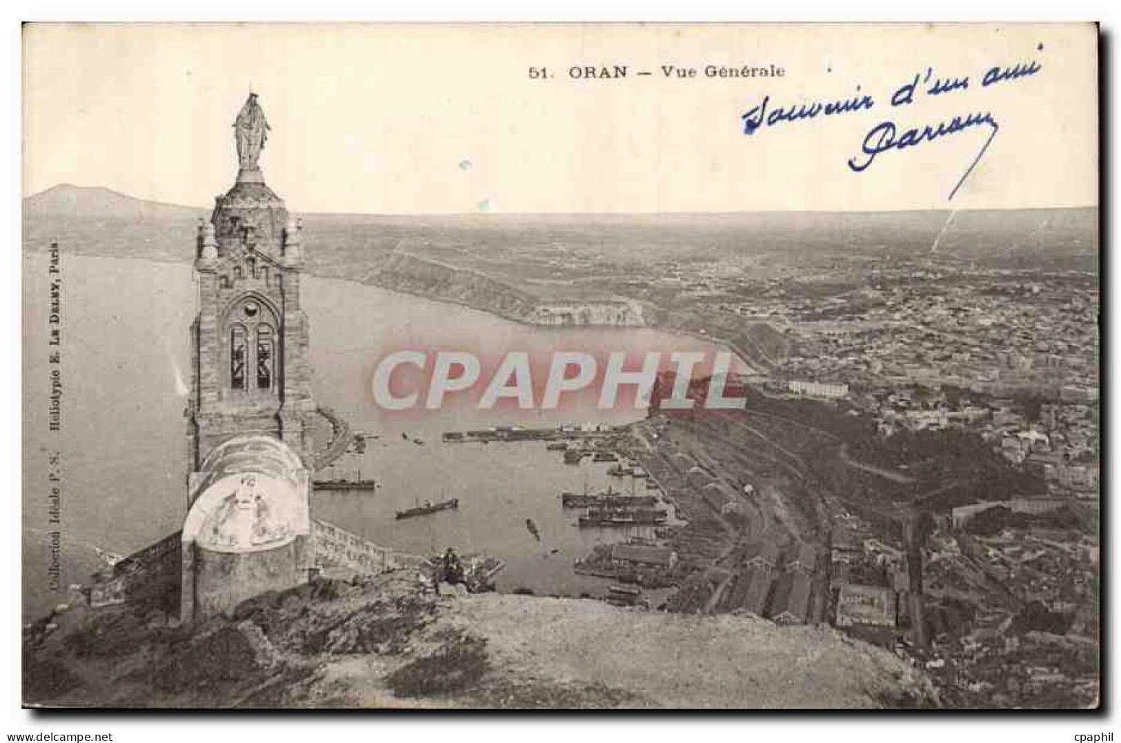 Algerie Oran CPA Vue generale