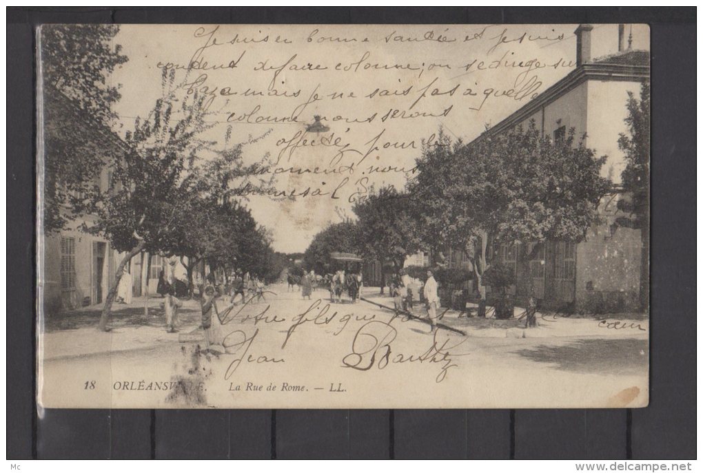 Algérie - Orléansville - La rue de Rome