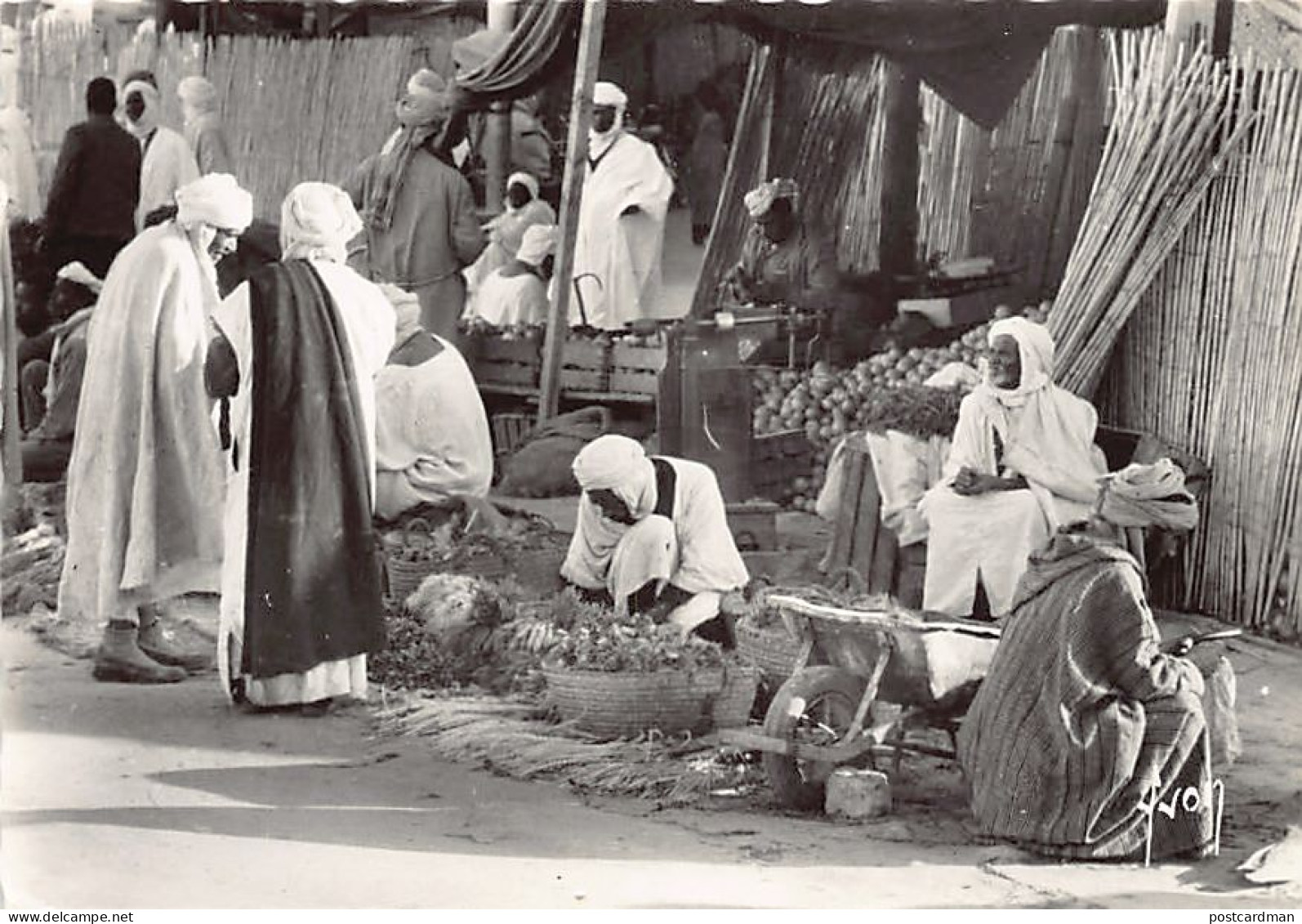 Algérie - OUARGLA - Le souk - FORMAT DE LA CARTE POSTALE 15 cm x 10 cm