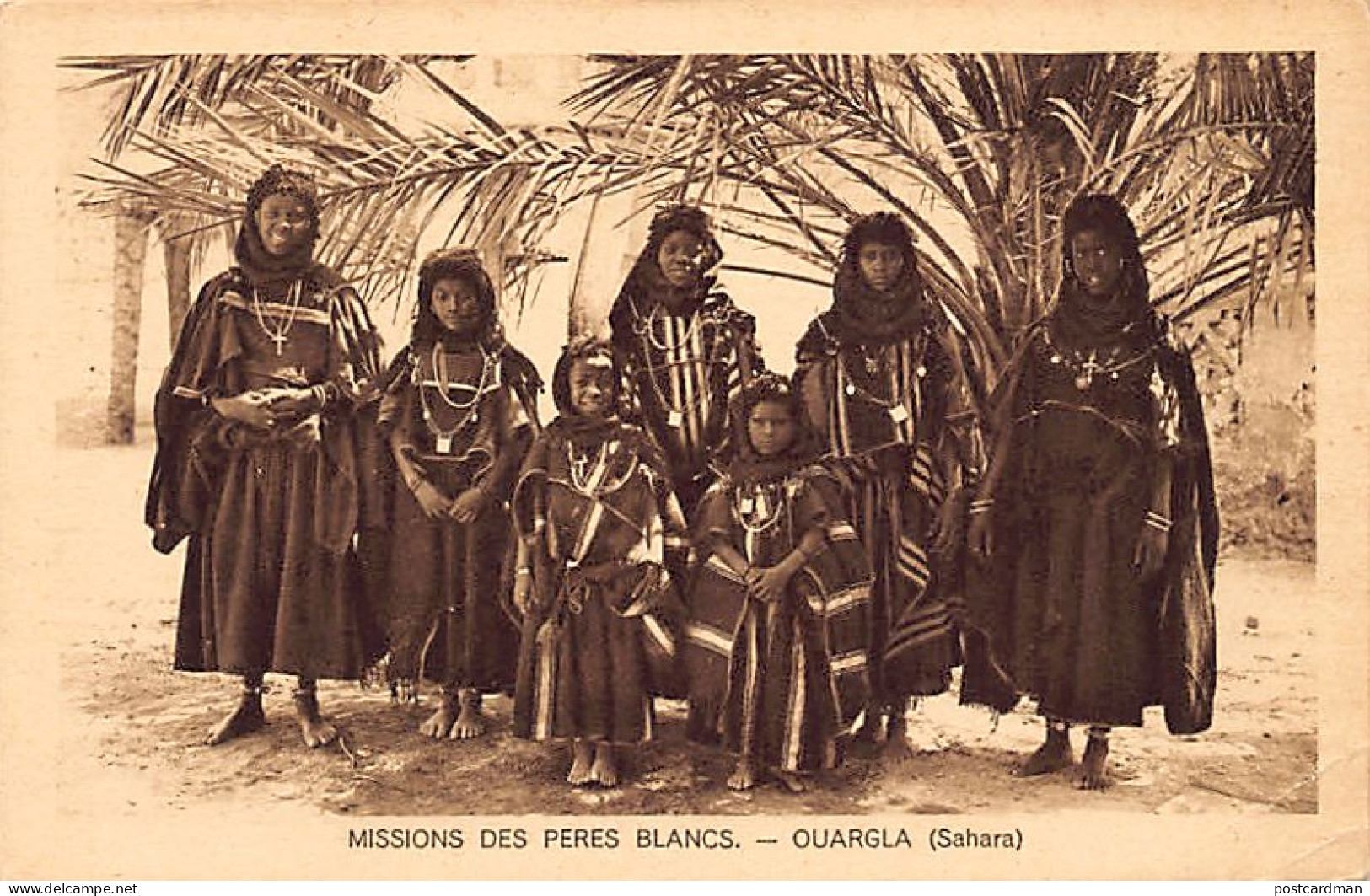 Algérie - OUARGLA - Orphelines de la Mission des Pères Blancs - Ed. Missions des Pères Blancs