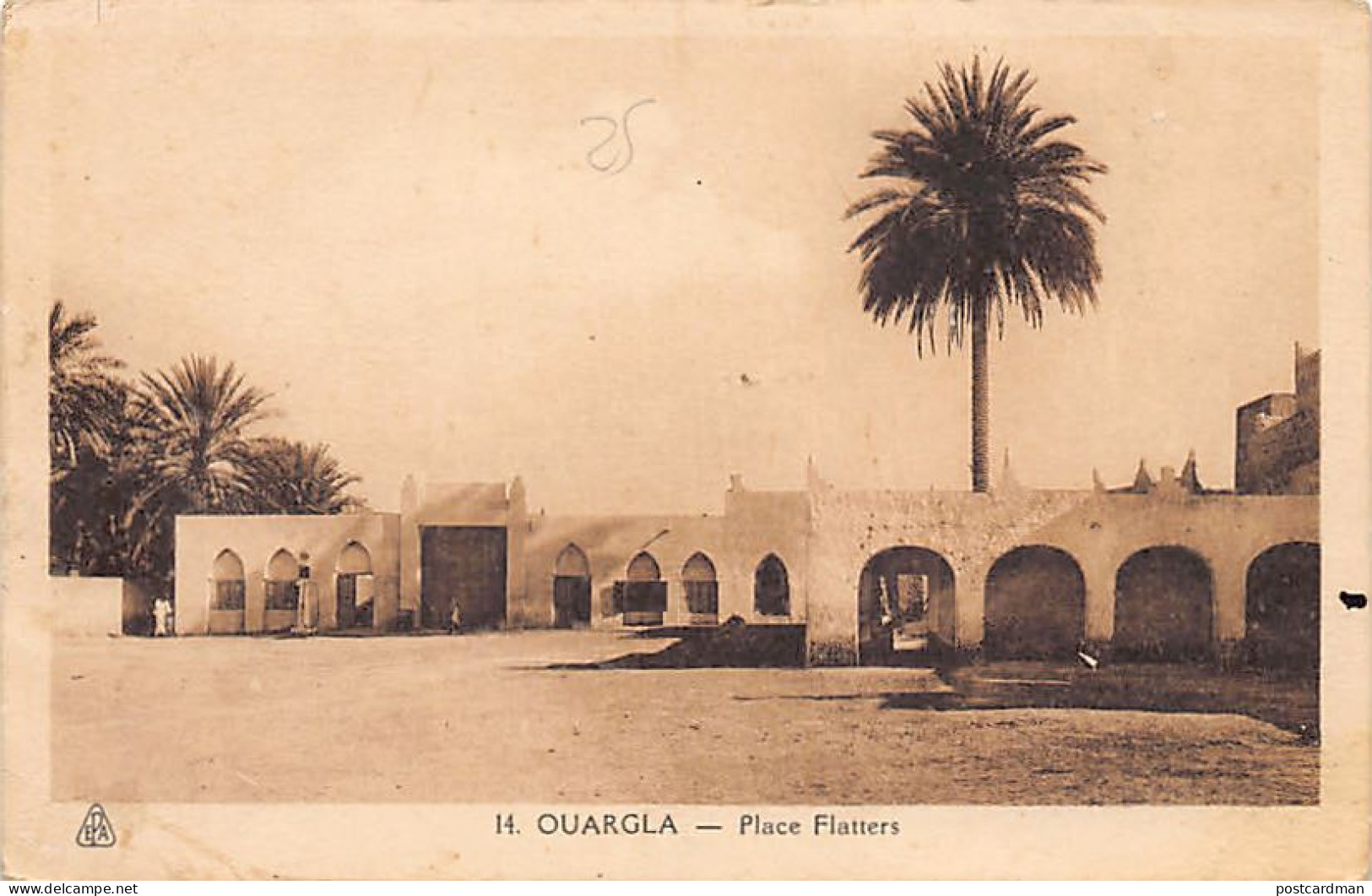 Algérie - OUARGLA - Place Flatters