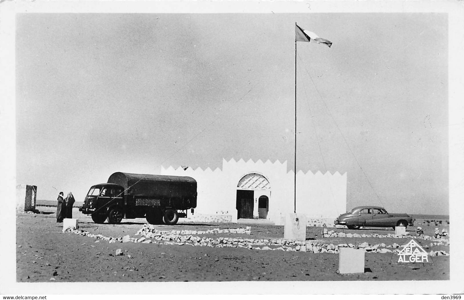 Algérie - Piste d'EL-GOLEA (El Menia) - Bordj de Hassi Fhal - Camion, Automobile - Collection Photo Simon