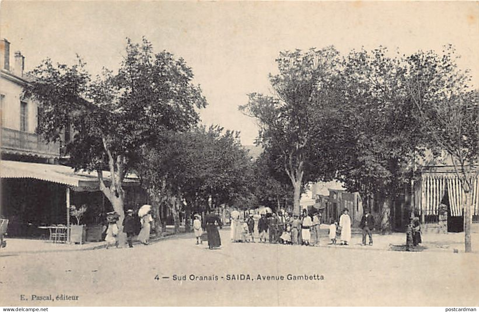 Algérie - SAÏDA - Avenue Gambetta - Ed. E. Pascal 4