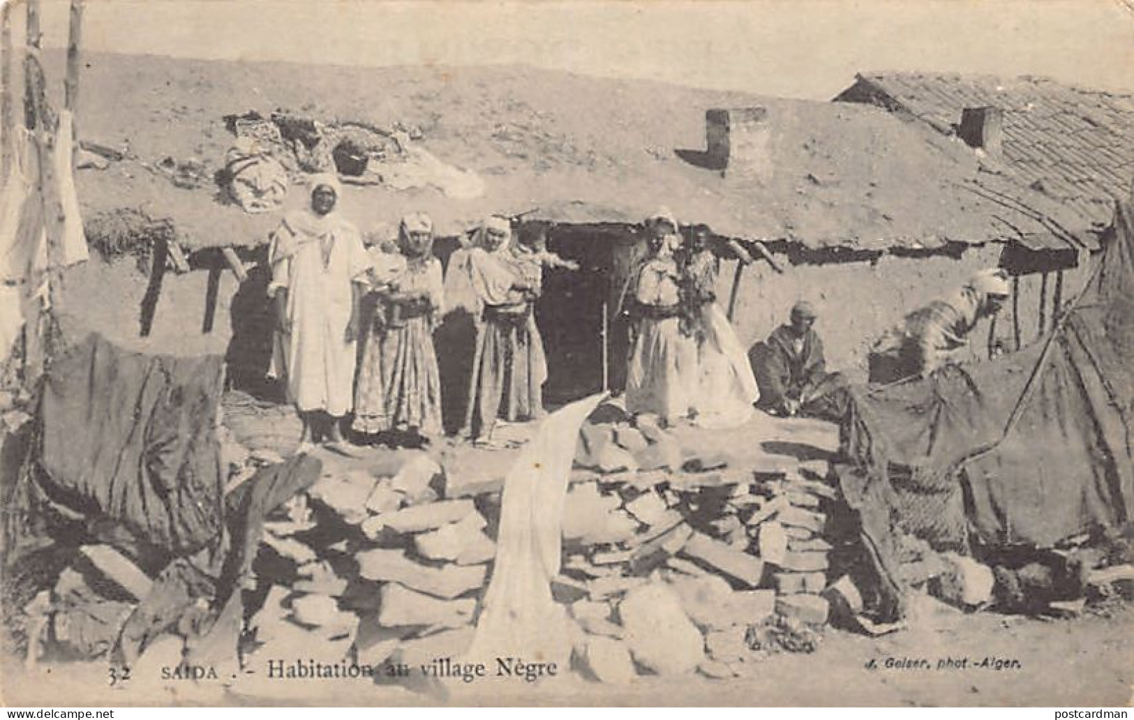 Algérie - SAIDA - Habitants du Village Nègre