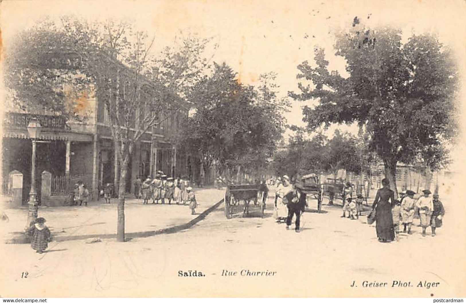 Algérie - SAIDA - Rue Charrier