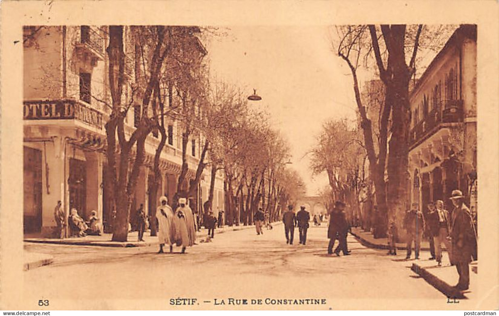 Algérie - SETIF - La rue de Constantine