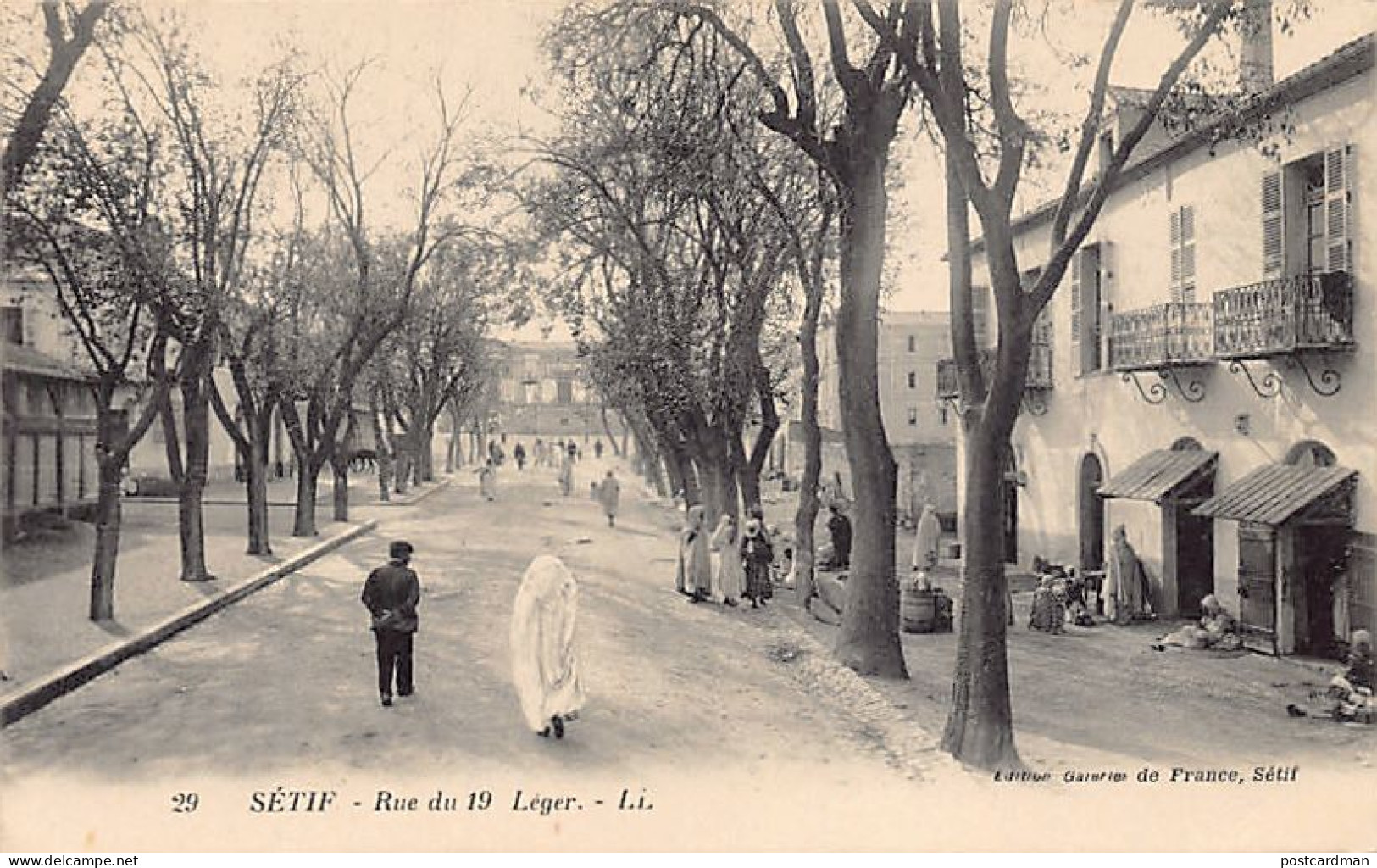 Algérie - SETIF - Rue du 19e Léger