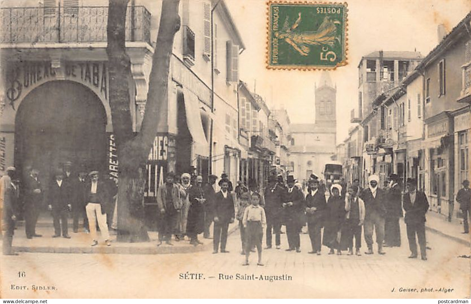 Algérie - SÉTIF - Rue Saint-Augustin