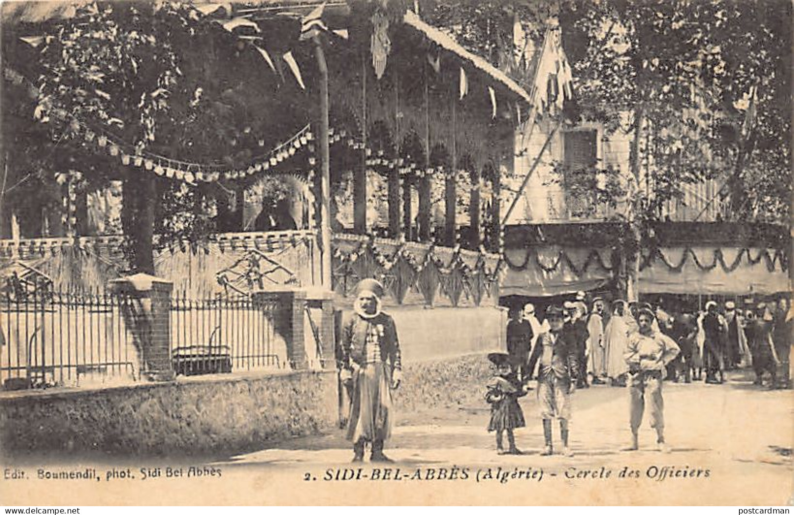 Algérie - SIDI BEL ABBES - Cercle des Officiers - Ed. Boumendil