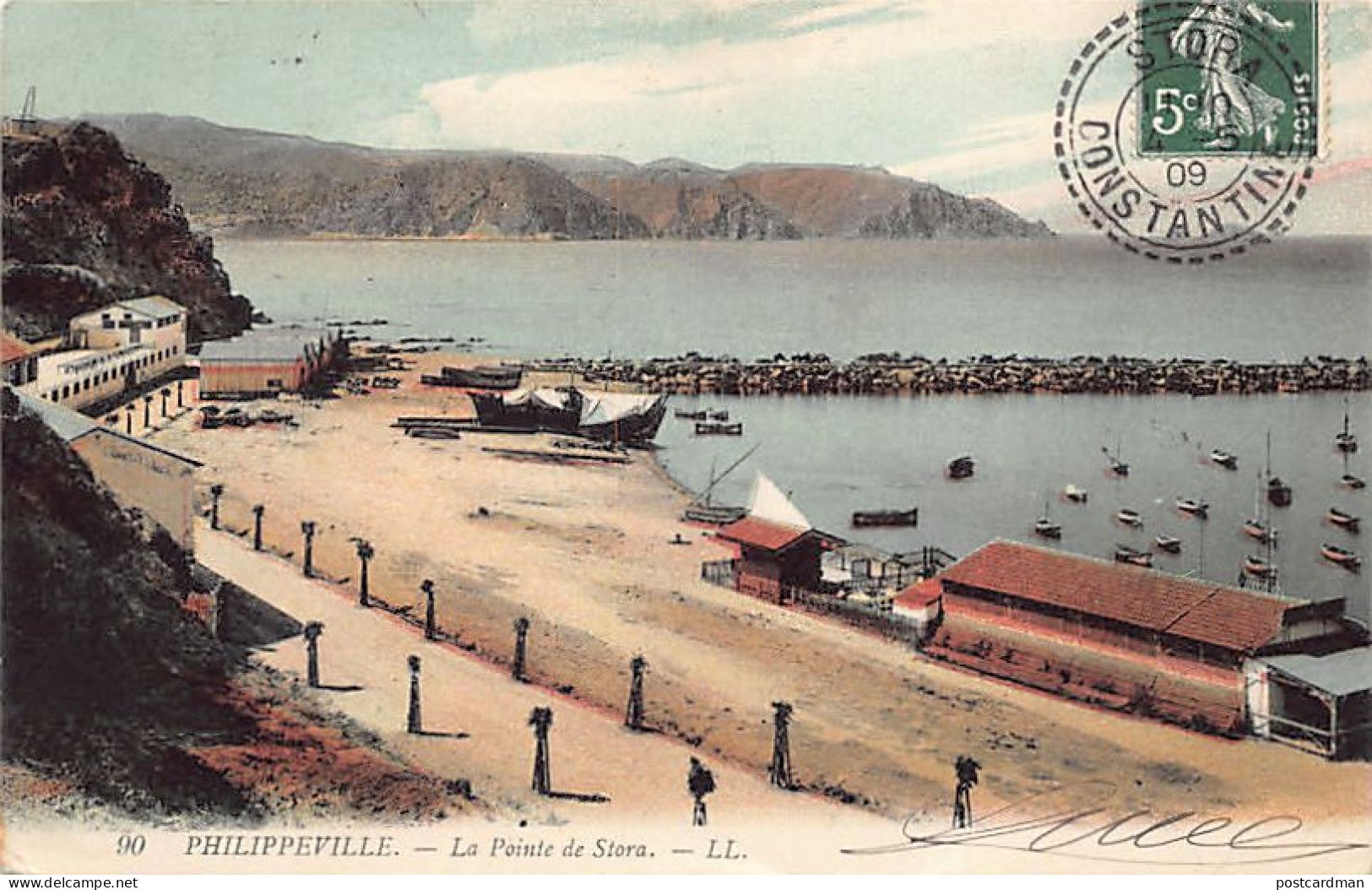 Algérie - SKIKDA Philippeville - La pointe de Stora - Ed. Lévy L.L. 90