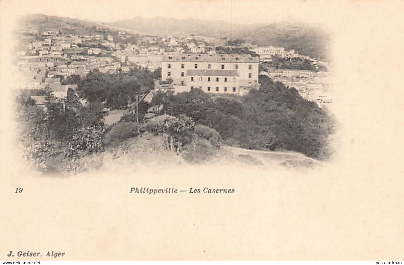 Algérie - SKIKDA Philippeville - Les Casernes - Ed. J. Geiser 19