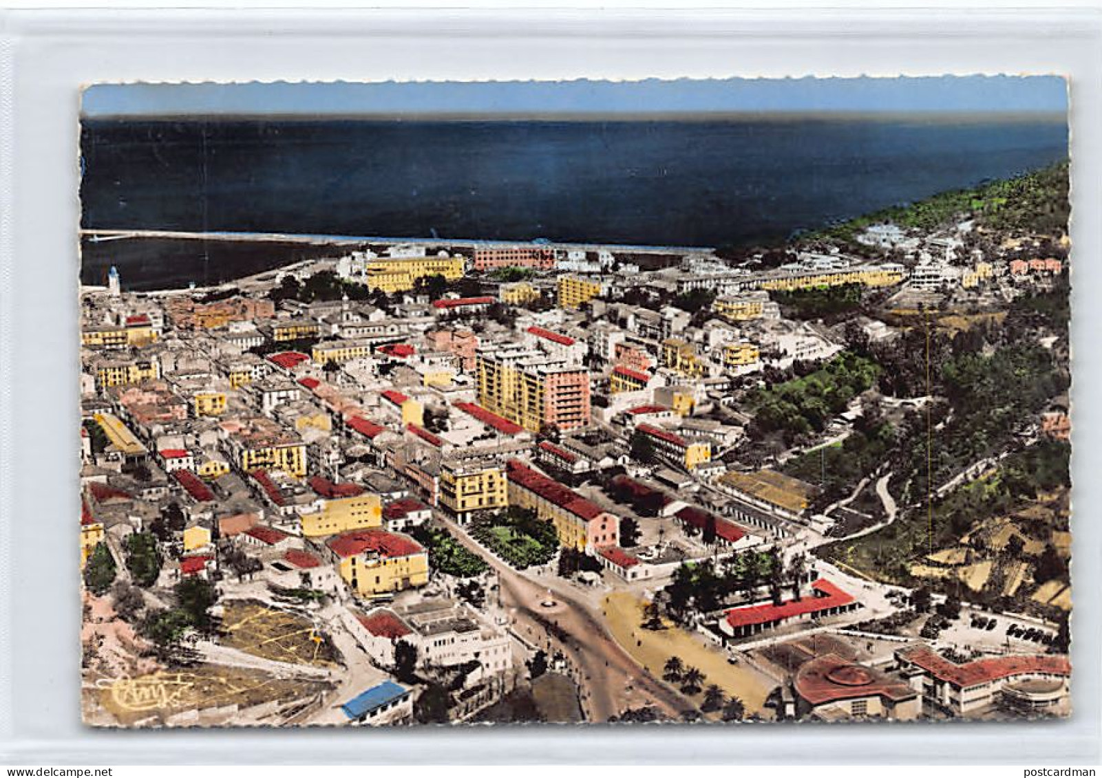 Algérie - SKIKDA Philippeville - Vue générale aérienne