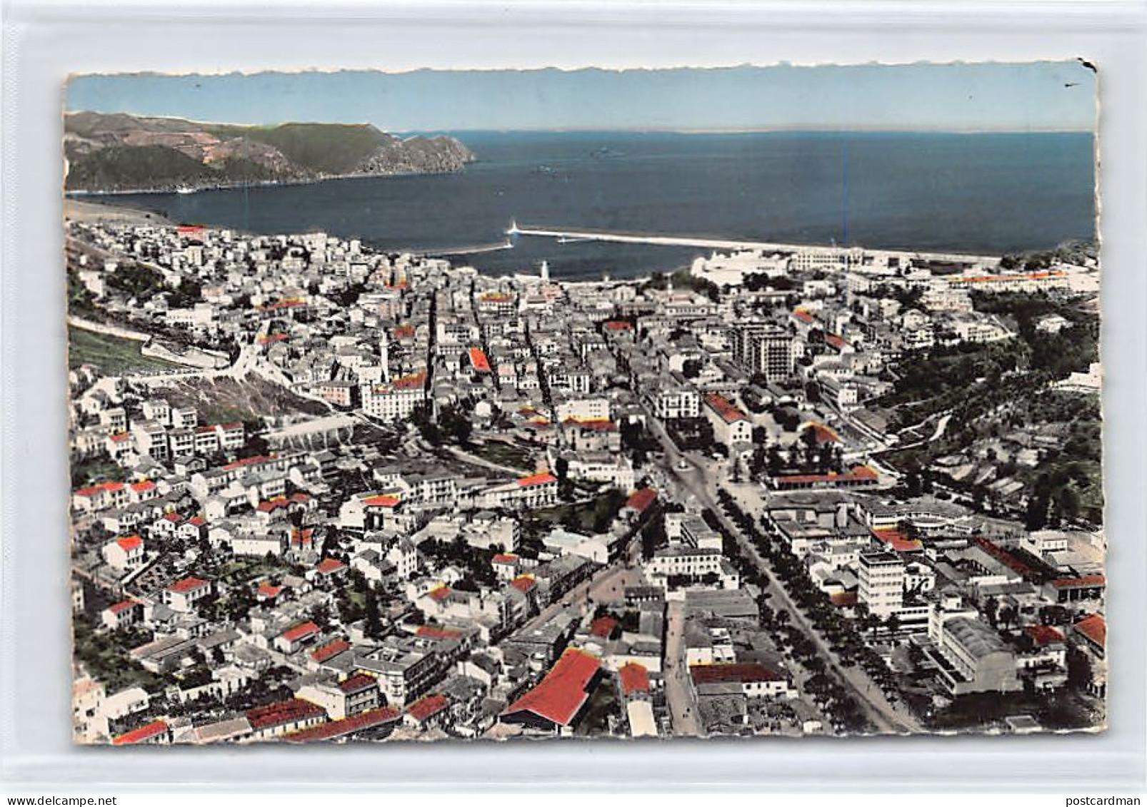 Algérie - SKIKDA Philippeville - Vue panoramique aérienne