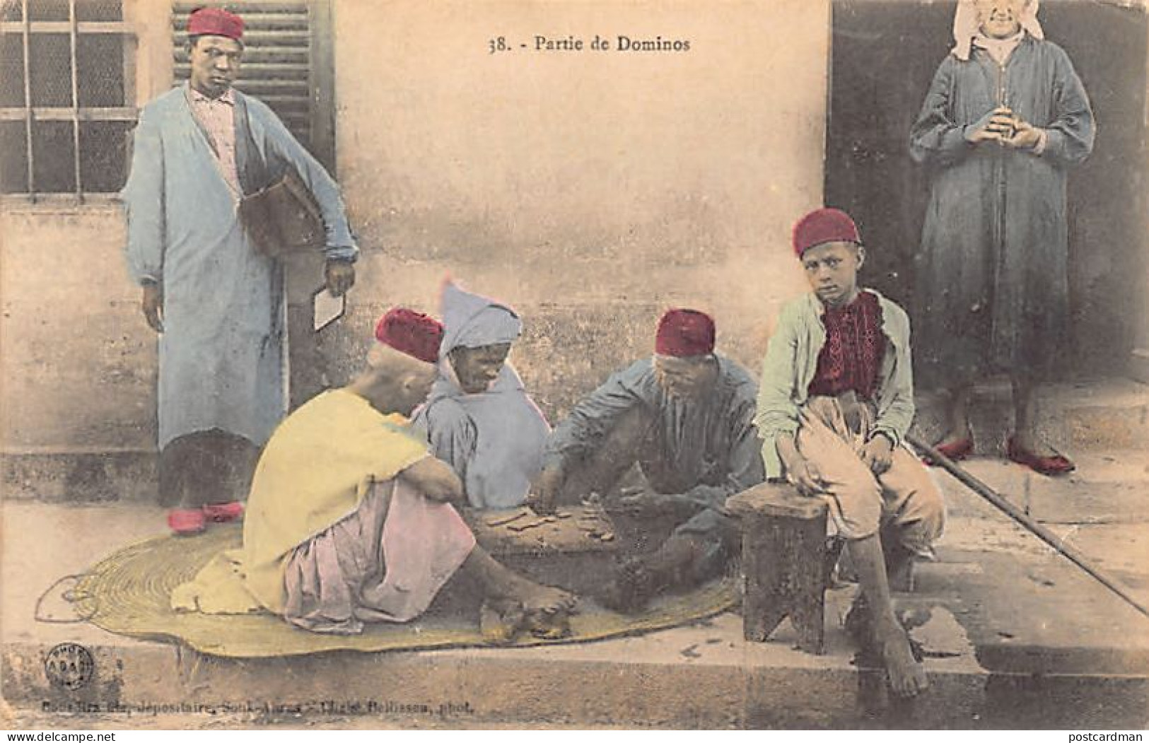 Algérie - SOUK-AHRAS - Partie de Dominos