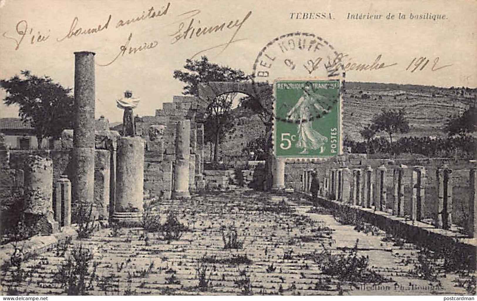 Algérie - TÉBESSA - Intérieur de la basilique - Ed. Ph. Bouigas