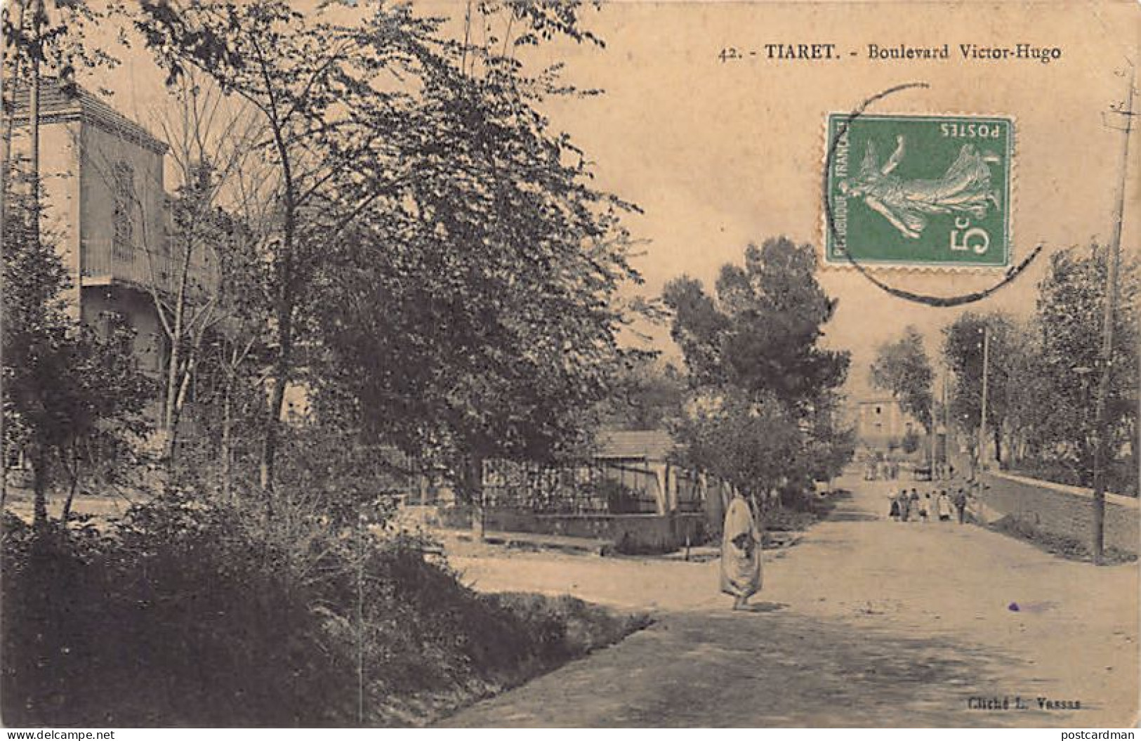 Algérie - TIARET - Boulevard Victor Hugo - Ed. L. Vassas 42