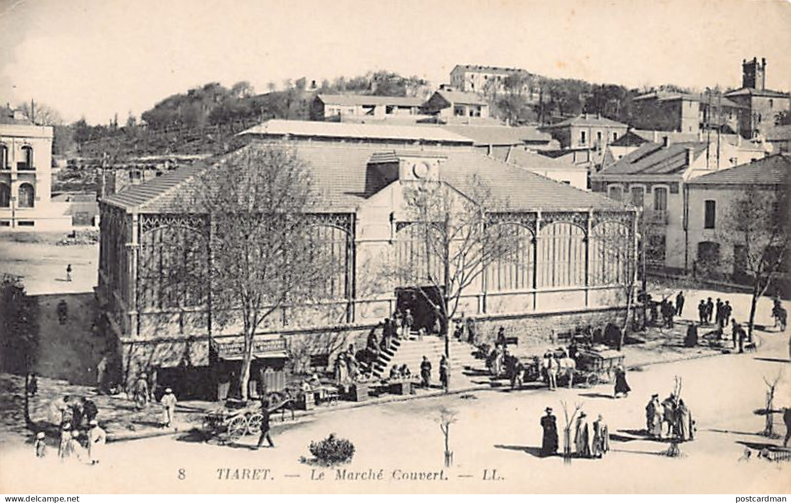 Algérie - TIARET - Le marché couvert - Ed. Lévy L.L. 8
