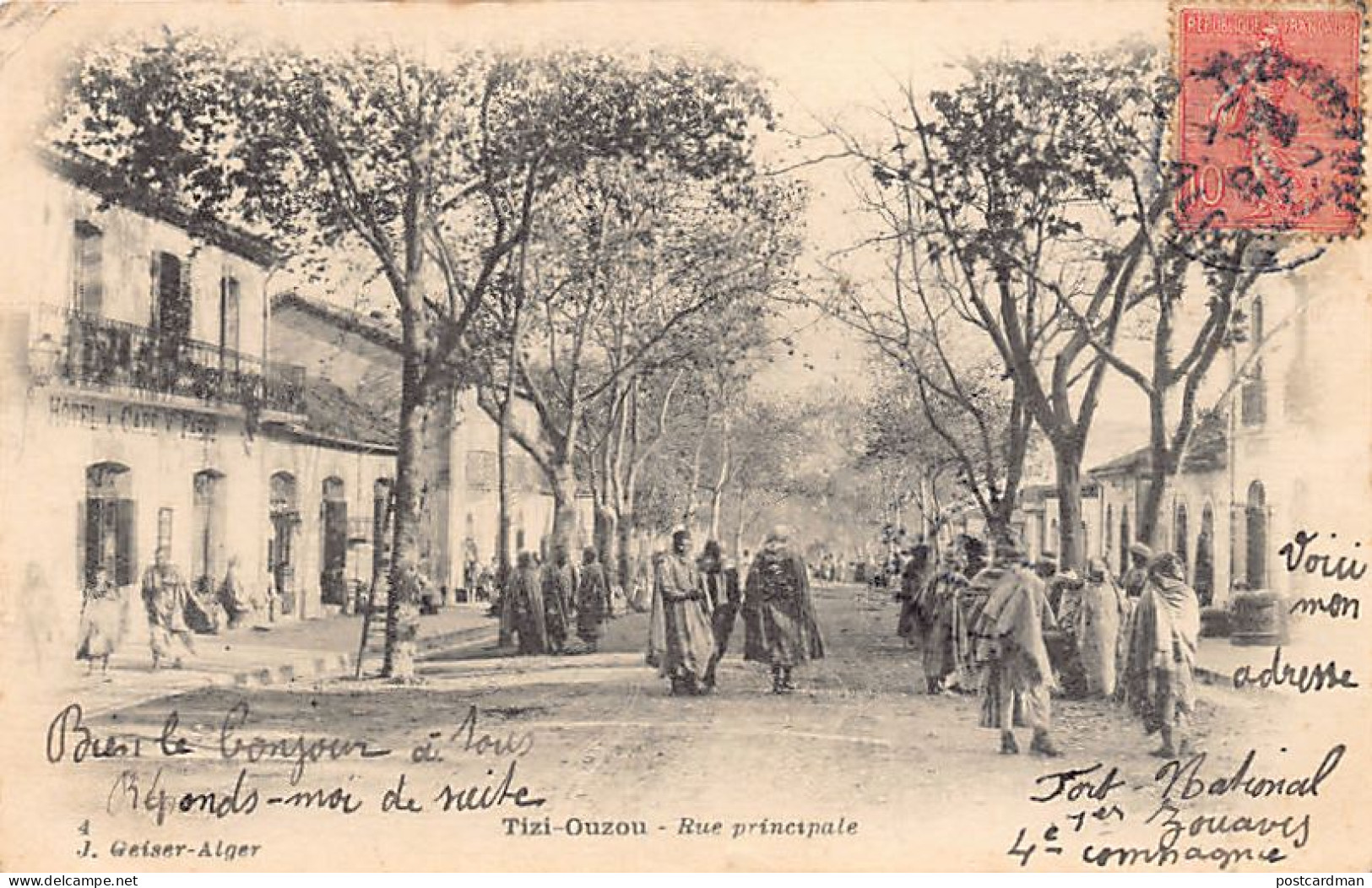 Algérie - TIZI OUZOU - Rue principale