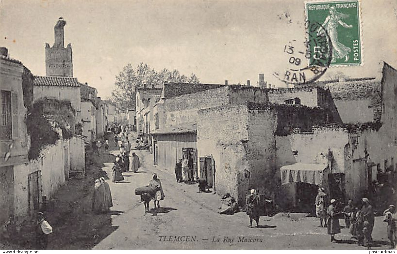 Algérie - TLEMCEN - La Rue Mascara.