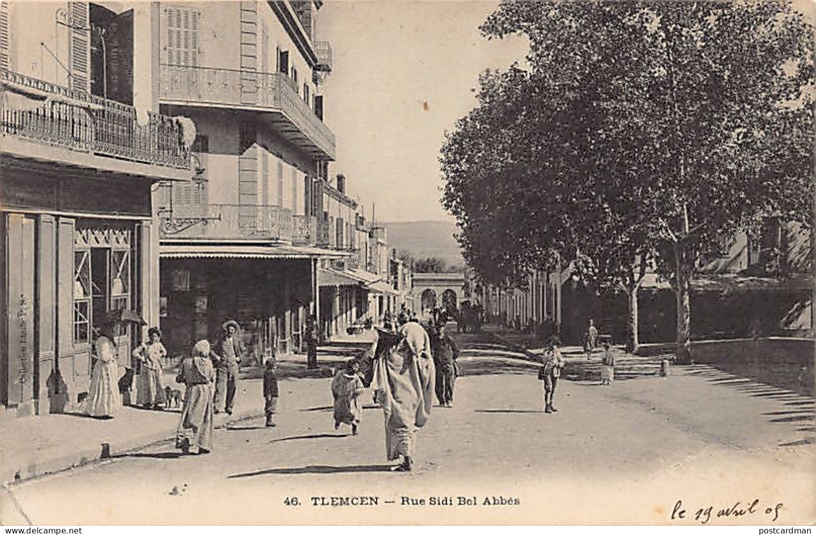 Algérie - TLEMCEN - Rue Sidi-Bel-Abbès.