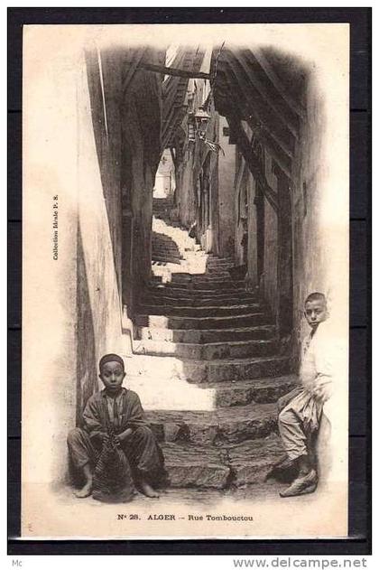 Algérie - Alger - Rue Tombouctou - Enfants