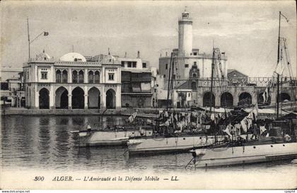 CPA Alger L'Amiraute Et La Defense Mobile