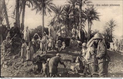 CPA Darna Derna Libyen, Gruppe Einheimischer, Missionar