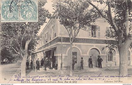 Algérie - BATNA - Imprimerie Librairei Beun, Rue de Sétif
