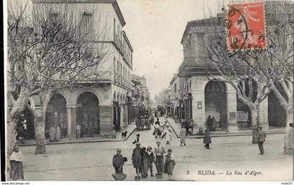 Blida - La rue d'Alger