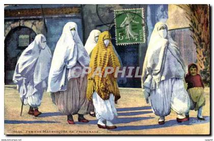 Algerie CPA Femmes mauresques en promenade