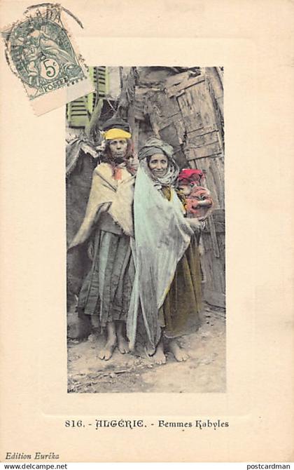 Kabylie - Femmes Kabyles - Ed. Euréka 816 Aquarellée