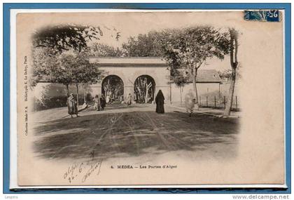 ALGERIE -- Médéa --  Les portes d'Alger