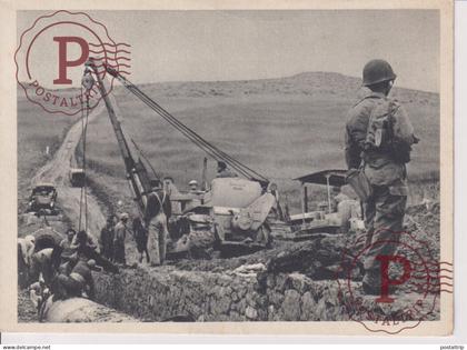 ARGELIA. ALGERIE. GRACE A L'ARMEE DE PACIFICATION LES TRAVAUX D'EQUIPEMENTS PEUVENT SE POURSUIVRE