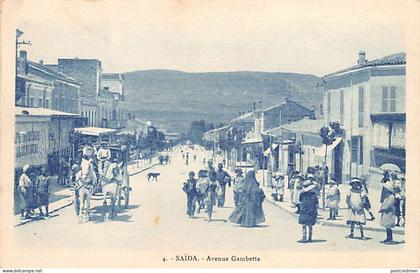 Algérie - SAIDA - Avenue Gambetta - Ed. inconnu 4