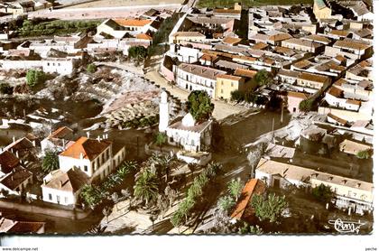 N°77988 -cpsm Saïda -vue aérienne-