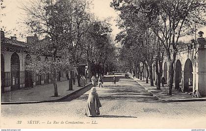 Algérie - SETIF - La rue de Constantine