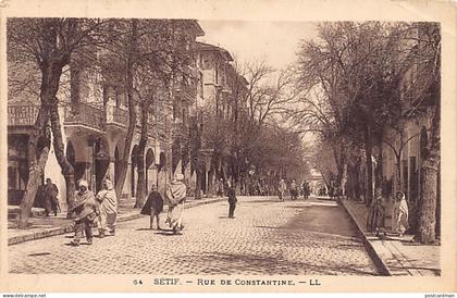 Algérie - SETIF - Rue de Constantine