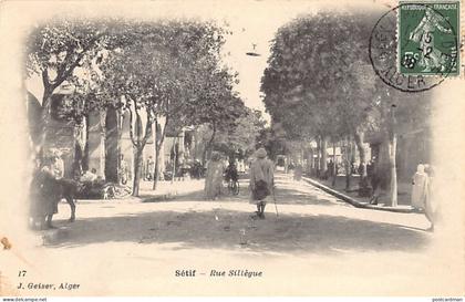 Algérie - SETIF - Rue Sillègue