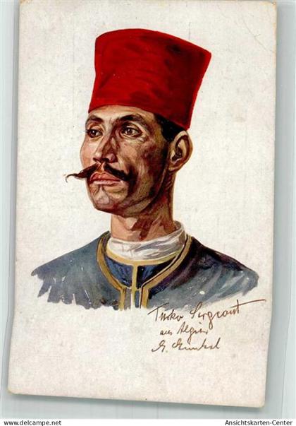 38075786 - Turko Sergeant aus Algerien Feldpost 104