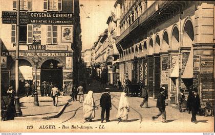 ALGERIA - ALGER - Rue Bab-Azoun - VG - #039